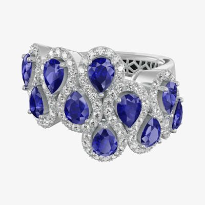 Lapis Sapphire Jewelry Ring